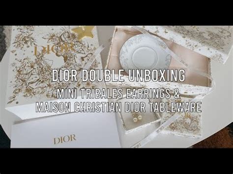 dior tribales mini|Christian Dior double unboxing .